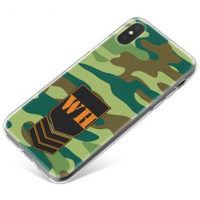Green Jungle Camo phone case available for all major manufacturers including Apple, Samsung & Sony