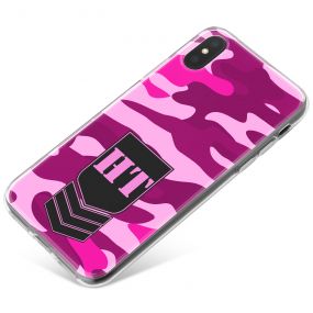 hot Pink Camo phone case available for all major manufacturers including Apple, Samsung & Sony