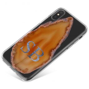 Golden Flame Geode phone case available for all major manufacturers including Apple, Samsung & Sony
