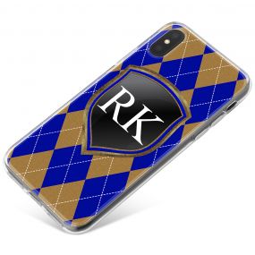 Blue And Bronze Coats Of Arms phone case available for all major manufacturers including Apple, Samsung & Sony