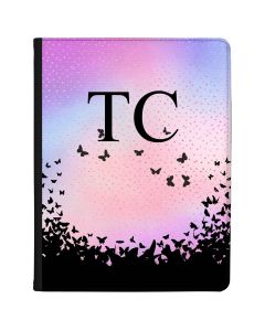 Pink and Blue Sky with Butterflies tablet case available for all major manufacturers including Apple, Samsung & Sony