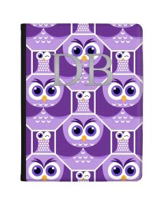 Purple Owls in Octagons tablet case available for all major manufacturers including Apple, Samsung & Sony