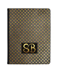 Golden Skulls on a Clear background tablet case available for all major manufacturers including Apple, Samsung & Sony