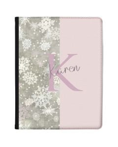 Half Snow Grey Pattern, Half Light Pink Signature tablet case available for all major manufacturers including Apple, Samsung & Sony