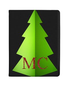 Christmas Tree with Red Initials and Clear Background tablet case available for all major manufacturers including Apple, Samsung & Sony