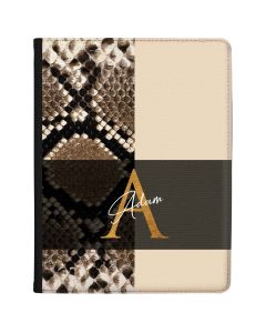 Rattlesnake Print With Divide tablet case available for all major manufacturers including Apple, Samsung & Sony