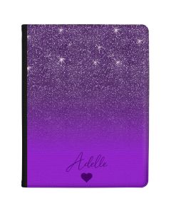 Purple Glitter Effect tablet case available for all major manufacturers including Apple, Samsung & Sony