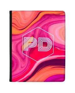 Pink Gold And Purple Marbled Ink tablet case available for all major manufacturers including Apple, Samsung & Sony