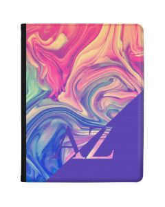 Purple Swirled Marbled Ink tablet case available for all major manufacturers including Apple, Samsung & Sony