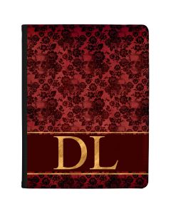 Crimson And Gold Skull Lace tablet case available for all major manufacturers including Apple, Samsung & Sony