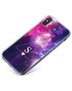 Vibrant Purple Galaxy Design phone case available for all major manufacturers including Apple, Samsung & Sony