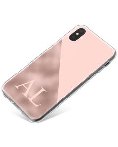 Pink Marble with a Pink Triangle phone case available for all major manufacturers including Apple, Samsung & Sony
