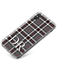 Black, White and Red Tartan Pattern phone case available for all major manufacturers including Apple, Samsung & Sony