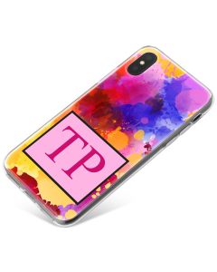 Multi-coloured Splashes of Watercolours phone case available for all major manufacturers including Apple, Samsung & Sony