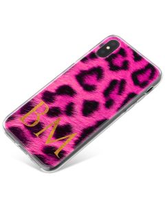 Cheetah Print - Pink phone case available for all major manufacturers including Apple, Samsung & Sony