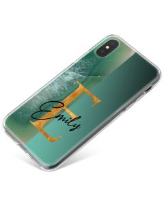 Half Jade Agate, Half Green phone case available for all major manufacturers including Apple, Samsung & Sony