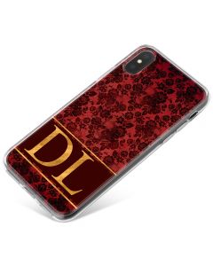 Crimson And Gold Skull Lace phone case available for all major manufacturers including Apple, Samsung & Sony