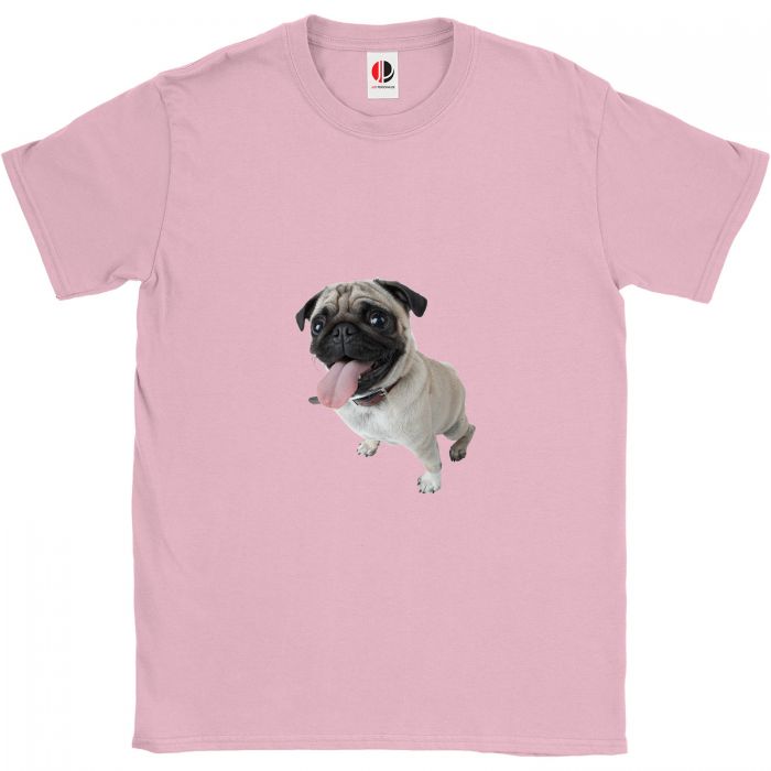 Kid's Baby Pink T-Shirt (12-14 Years Old)