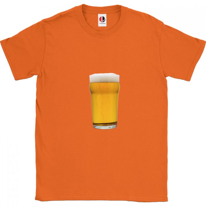 Men's Orange T-Shirt (3XLarge)