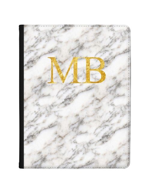 White & Grey Marble Effect tablet case available for all major manufacturers including Apple, Samsung & Sony