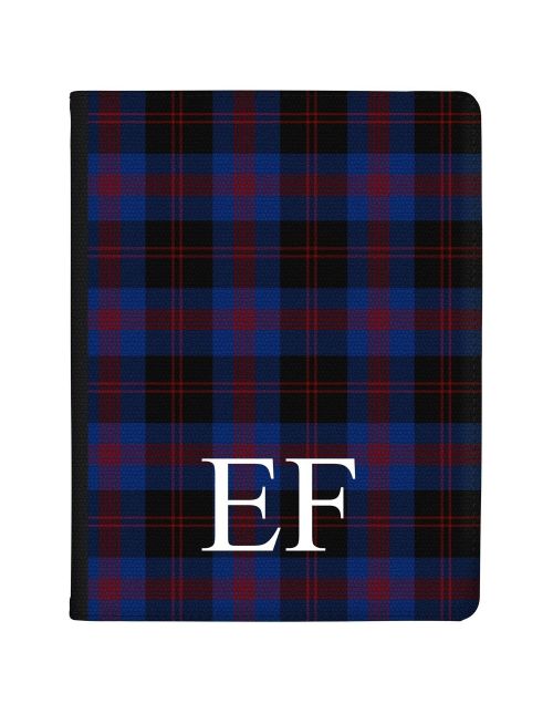 Blue, Black and Red Tartan Pattern tablet case available for all major manufacturers including Apple, Samsung & Sony