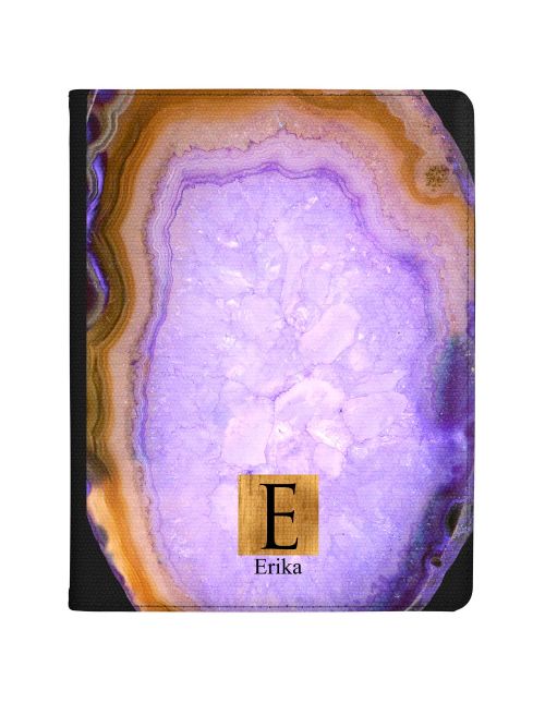 Purple Gold Geode tablet case available for all major manufacturers including Apple, Samsung & Sony