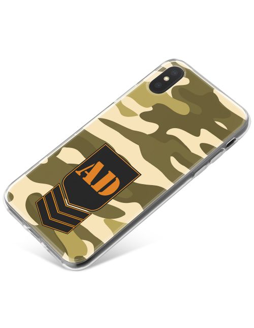 Olive Green Jungle Camo phone case available for all major manufacturers including Apple, Samsung & Sony