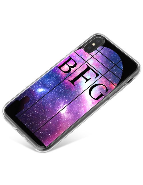 Window Looking Out On A Violet Galaxy phone case available for all major manufacturers including Apple, Samsung & Sony