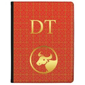 Chinese Zodiac- Year of the Ox tablet case available for all major manufacturers including Apple, Samsung & Sony