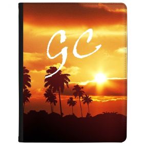 Realistic Palm Trees at Sunset tablet case available for all major manufacturers including Apple, Samsung & Sony