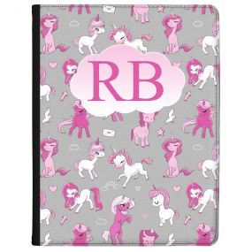 Cartoon Unicorns tablet case available for all major manufacturers including Apple, Samsung & Sony