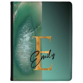 Half Jade Agate, Half Green tablet case available for all major manufacturers including Apple, Samsung & Sony