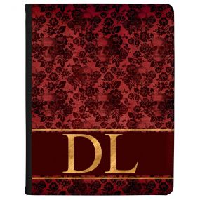Crimson And Gold Skull Lace tablet case available for all major manufacturers including Apple, Samsung & Sony