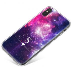 Vibrant Purple Galaxy Design phone case available for all major manufacturers including Apple, Samsung & Sony