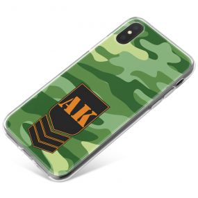 Green Camo phone case available for all major manufacturers including Apple, Samsung & Sony