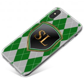 Green And Silver Coats Of Arms phone case available for all major manufacturers including Apple, Samsung & Sony