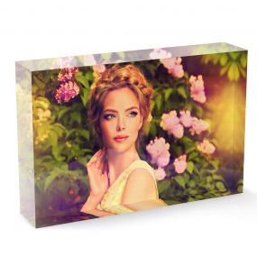 Acrylic Personalised Photo Block - 100x150mm, 20mm thick