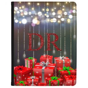 Christmas Gifts and Festive Lights on a Transparent Background tablet case available for all major manufacturers including Apple, Samsung & Sony