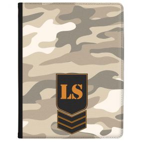 Light Grey Desert Camo tablet case available for all major manufacturers including Apple, Samsung & Sony