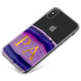 Purple And Pink Agate phone case available for all major manufacturers including Apple, Samsung & Sony