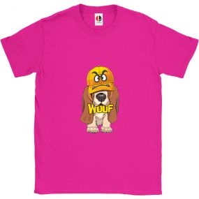 Kid's Hot Pink T-Shirt (7-8 Years Old)