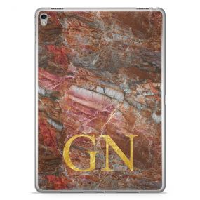 Cracked red and grey marble tablet case available for all major manufacturers including Apple, Samsung & Sony