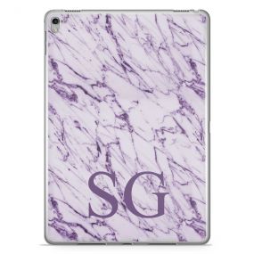 White & Purple marble tablet case available for all major manufacturers including Apple, Samsung & Sony