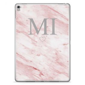 White & Pink marble tablet case available for all major manufacturers including Apple, Samsung & Sony