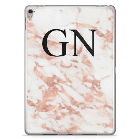 White & Pink Streaks Marble tablet case available for all major manufacturers including Apple, Samsung & Sony