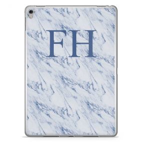 White & Blue marble tablet case available for all major manufacturers including Apple, Samsung & Sony