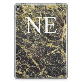 Black Marble covered in gold tablet case available for all major manufacturers including Apple, Samsung & Sony