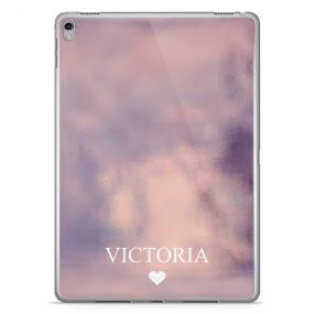 Dark Pink Watercolour effect tablet case available for all major manufacturers including Apple, Samsung & Sony