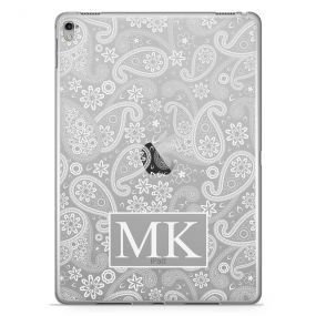 White Floral Pattern tablet case available for all major manufacturers including Apple, Samsung & Sony