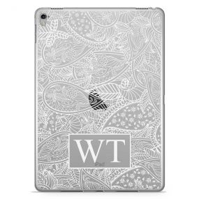 White Leaves Pattern tablet case available for all major manufacturers including Apple, Samsung & Sony